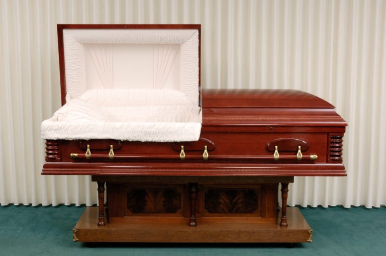 Wooden casket