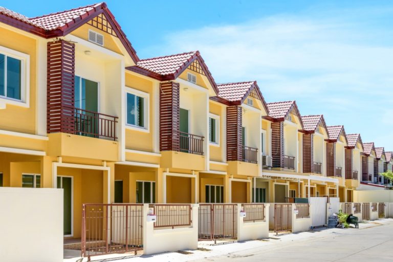 row of townhouses